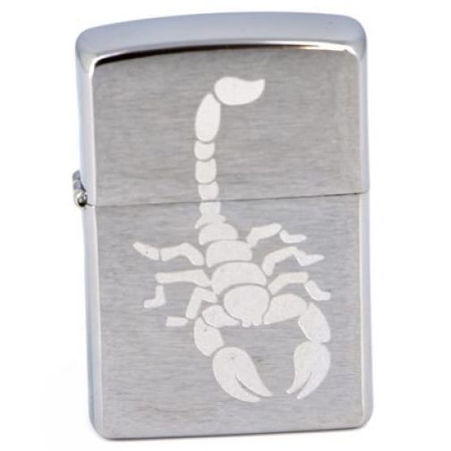 Зажигалка Zippo Brushed Chrome 200 Scorpion Zippo от магазина Tehnorama