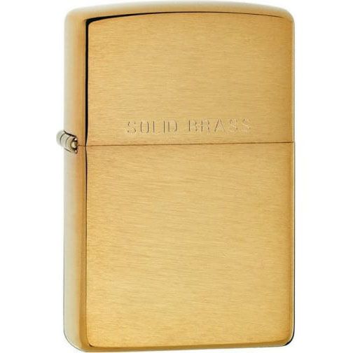 Зажигалка Zippo Brushed Brass 204 Zippo от магазина Tehnorama