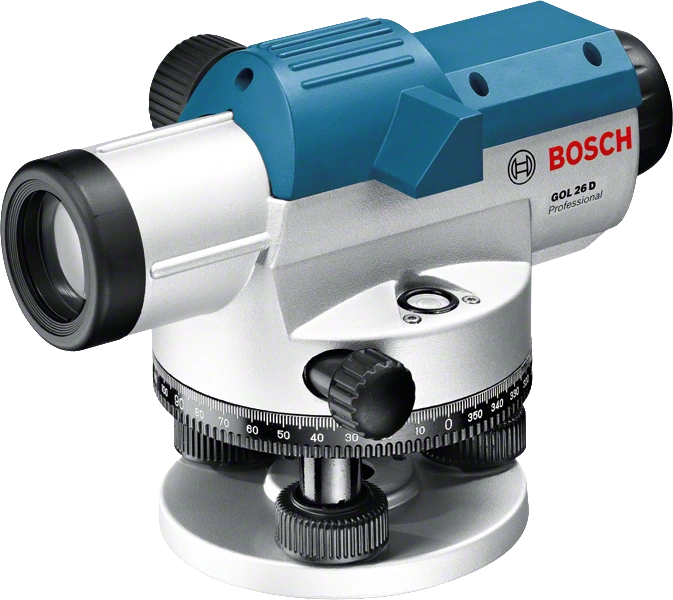 товар Нивелир оптический Bosch GOL 26 D + штатив BT160 + рейка GR50 0601068002 Bosch магазин Tehnorama (официальный дистрибьютор Bosch в России)