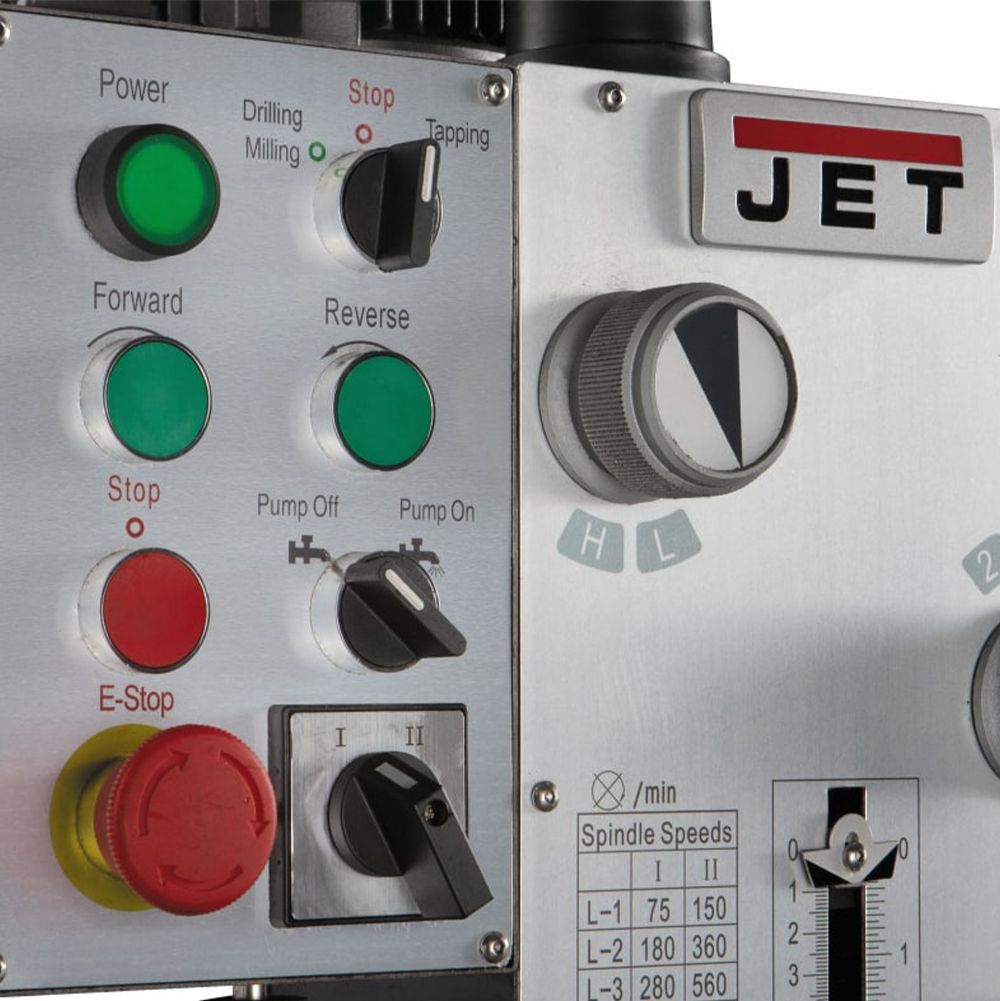 Cтанок фрезерно-сверлильный Jet JMD-45LPFD 50000858T JET от магазина Tehnorama