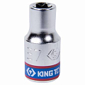Головка торцевая King Tony Torx E-стандарт 1/4 E7 L= 24мм 237507M King Tony от магазина Tehnorama