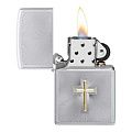 Зажигалка Zippo Cross Design Satin Chrome 48581 Zippo от магазина Tehnorama