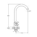 Смеситель для кухни G-lauf QTZ4-A856 305х161,5мм QTZ4-A856 G-Lauf от магазина Tehnorama