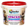 Краска водно-дисперсионная для стен и потолков Colorika Aqua белая 1кг Colorika от магазина Tehnorama