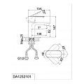 Смеситель для умывальника D&K DA1252101 147х154мм 38,5мм DA1252101 D&K от магазина Tehnorama