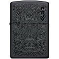 Зажигалка Zippo Tone on Tone Design Black Matte 29989 Zippo от магазина Tehnorama