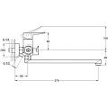 Смеситель для ванны G-lauf GOB7-A134 321мм 35мм GOB7-A134 G-Lauf от магазина Tehnorama