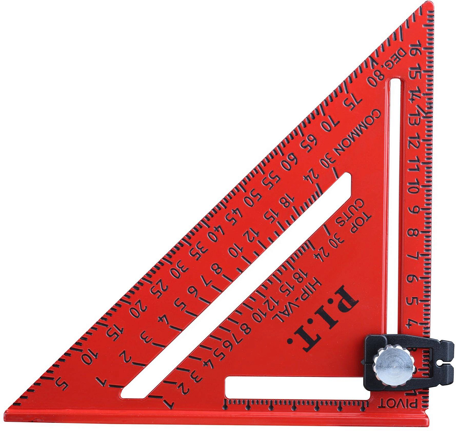 Угольник Свенсона метрический P.I.T. плотницкий с разметочным маркером 180мм HSQR04-0180C P.I.T. от магазина Tehnorama