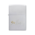 Зажигалка Zippo Love Design с покрытием Satin Chrome 48725 Zippo от магазина Tehnorama