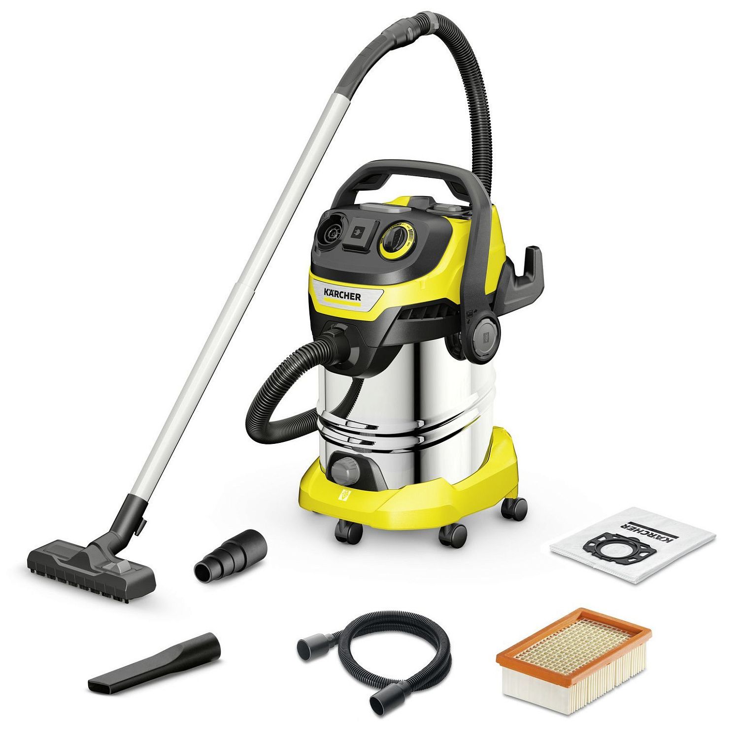 Пылесос электрический Karcher WD 6 P S V-30/6/22/T 1300Вт бак 30л 1.628-360.0 Karcher от магазина Tehnorama