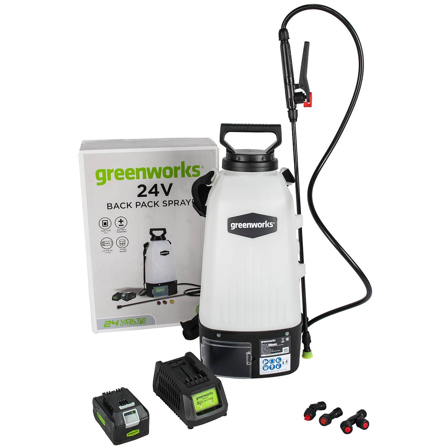 Аккумуляторный опрыскиватель Greenworks G24/GSP1250 5103507UB Greenworks от магазина Tehnorama