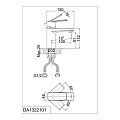 Смеситель для умывальника D&K DA1322101 112х150мм 38,5мм DA1322101 D&K от магазина Tehnorama