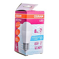 Лампа светодиодная Osram 8Вт Е27 белый свет шар 4058075210899 Osram от магазина Tehnorama