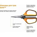 Ножницы Fiskars для травы Solid SP15 1051602 Fiskars от магазина Tehnorama