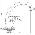 Смеситель для кухни G-lauf 8G4-A180 230х193мм 40мм 8G4-A180 G-Lauf от магазина Tehnorama