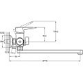 Смеситель для ванны G-lauf NUD7-A045KH 320мм 35мм NUD7-A045KH G-Lauf от магазина Tehnorama