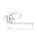 Смеситель для ванны G-lauf NEB7-A123 320мм 35мм NEB7-A123 G-Lauf от магазина Tehnorama