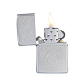 Зажигалка Zippo Clock Satin Chrome серебристая матовая 29699 Zippo от магазина Tehnorama