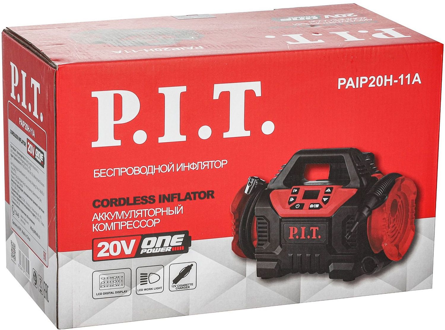 Компрессор аккумуляторный P.I.T. PAIP20H-11A P.I.T. от магазина Tehnorama