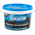 Краска водно-дисперсионная интерьерная Krafor супербелая 3кг 26959 Krafor от магазина Tehnorama