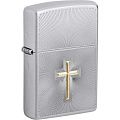 Зажигалка Zippo Cross Design Satin Chrome 48581 Zippo от магазина Tehnorama