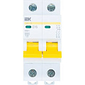 Выключатель автоматический IEK двухполюсный 16А С ВА47-29 4.5кА MVA20-2-016-C IEK от магазина Tehnorama
