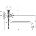 Смеситель для ванны G-lauf QMT7-A722 310мм QMT7-A722 G-Lauf от магазина Tehnorama