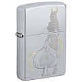 Зажигалка Zippo Devilish Ace с покрытием Satin Chrome 48658 Zippo от магазина Tehnorama