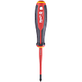 Отвертка Milwaukee VDE PH/SL1x80мм диэлектрическая трехгранная рукоятка 4932478733 Milwaukee от магазина Tehnorama