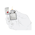 Зажигалка Zippo Classic с покрытием Brushed Chrome 48126 Zippo от магазина Tehnorama