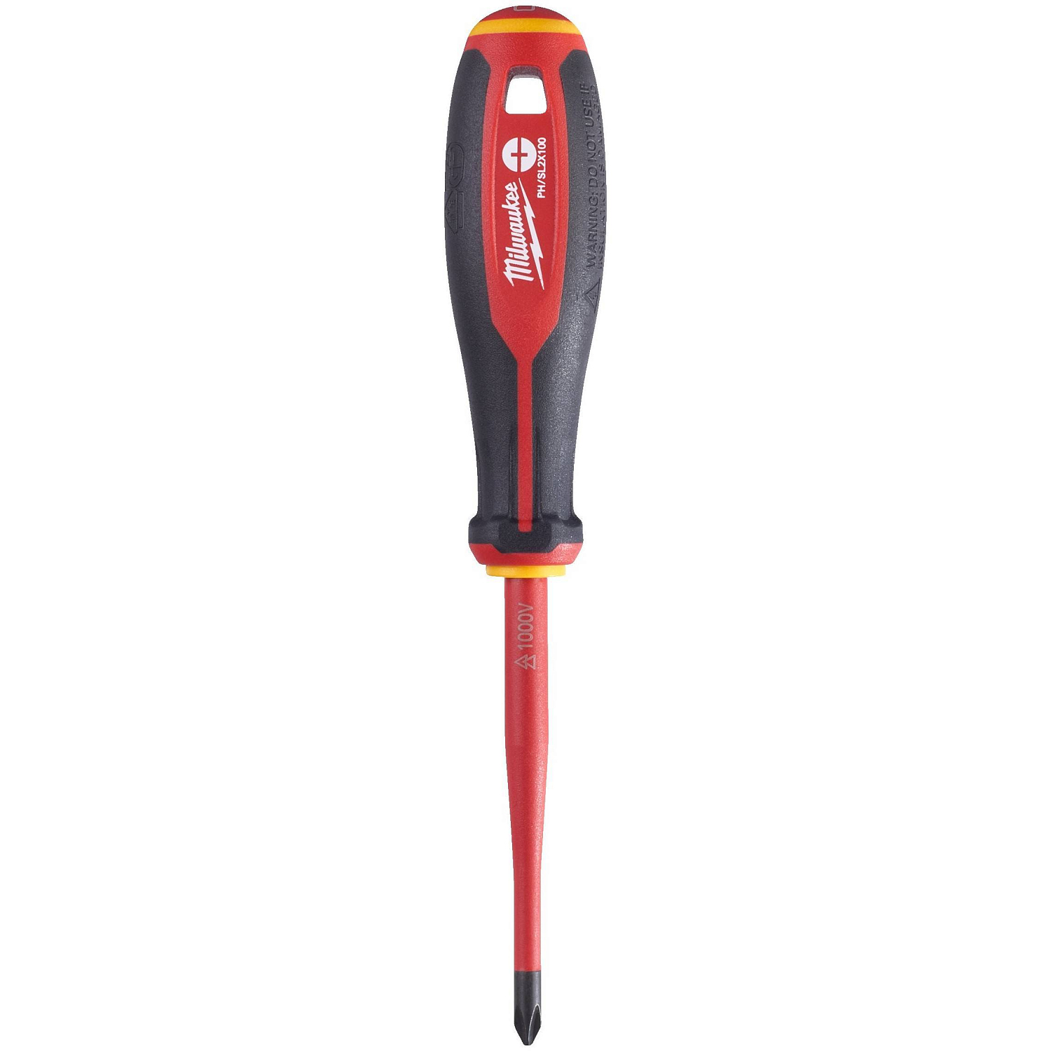 Отвертка Milwaukee VDE PH/SL2x100мм диэлектрическая трехгранная рукоятка 4932478734 Milwaukee от магазина Tehnorama