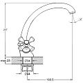 Смеситель для кухни G-lauf QTZ4-B856 239х160,5мм QTZ4-B856 G-Lauf от магазина Tehnorama