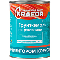 Грунт-эмаль по ржавчине Krafor красно-коричневая 1кг 26689 Krafor от магазина Tehnorama