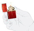 Зажигалка Zippo Ombre Flames 540 Tumbled Brass разноцветная 48510 Zippo от магазина Tehnorama