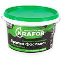 Краска водно-дисперсионная фасадная Krafor особопрочная 3кг 26948 Krafor от магазина Tehnorama