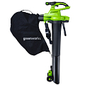 Воздуходув - пылесос аккумуляторный Greenworks GD40BVII 2406907 Greenworks от магазина Tehnorama