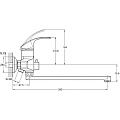 Смеситель для ванны G-lauf LWZ7-A182 320мм 40мм LWZ7-A182 G-Lauf от магазина Tehnorama