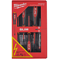 Набор отверток Milwaukee VDE диэлектрические SL3/SL4/PZ1/PZ2 индикатор напряжения 5шт 4932478737 Milwaukee от магазина Tehnorama