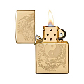 Зажигалка Zippo Tiger and Dragon Design с покрытием High Polish Brass 49024 Zippo от магазина Tehnorama