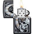 Зажигалка Zippo Skull Clock Black Matte 29854 Zippo от магазина Tehnorama