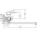 Смеситель для ванны G-lauf NUD7-A045 320мм 35мм NUD7-A045 G-Lauf от магазина Tehnorama