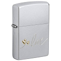 Зажигалка Zippo Love Design с покрытием Satin Chrome 48725 Zippo от магазина Tehnorama
