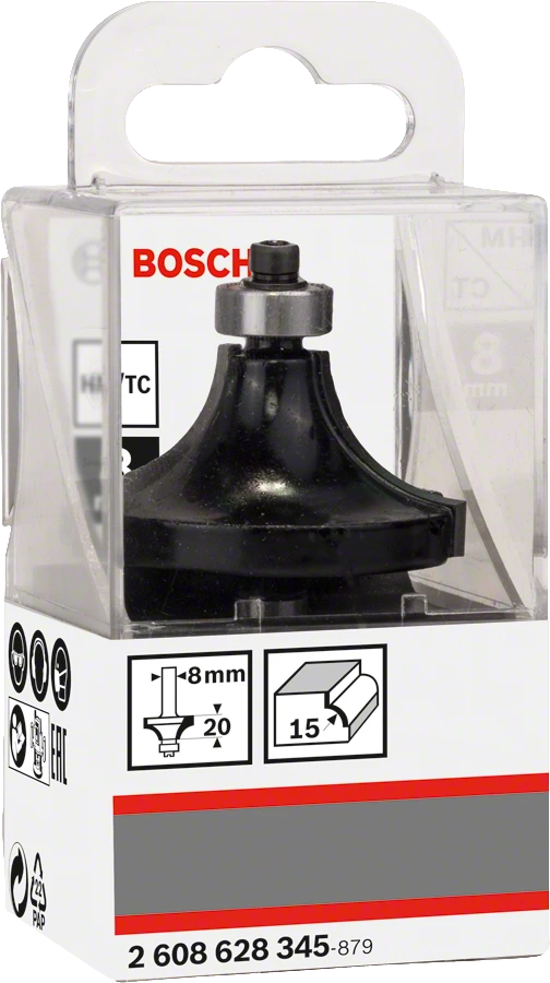 Фреза кромочная калевочная Bosch 15/22/8мм 2608628345 Bosch от магазина Tehnorama