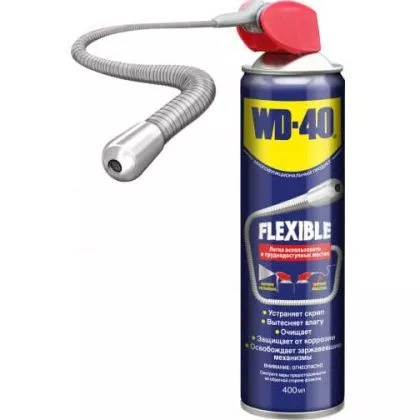 товар Смазка универсальная WD-40 400мл Flexible с гибкой трубочкой 70692 55 291 WD-40 магазин Tehnorama (официальный дистрибьютор WD-40 в России)