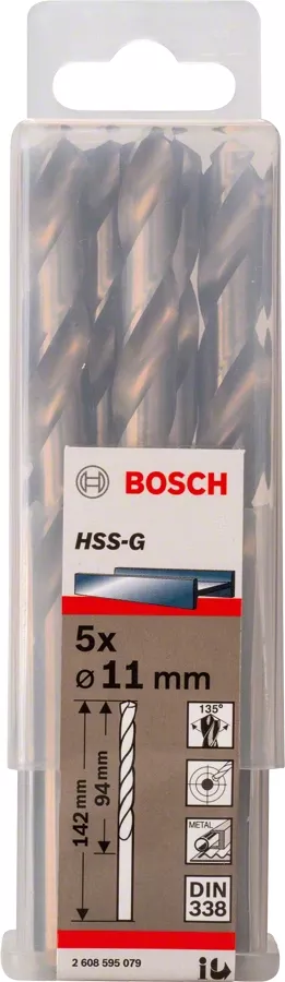 Сверло Bosch по металлу 11х94/142мм HSS-G 1 шт 2608595079 Bosch от магазина Tehnorama