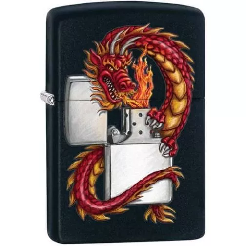 Зажигалка Zippo Дракон Black Matte 218 ORIENTAL DRAGON Zippo от магазина Tehnorama