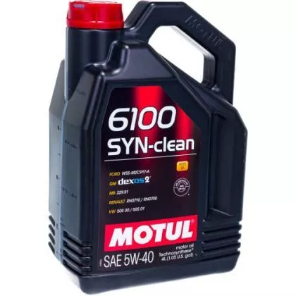 товар Масло моторное Motul 4л 6100 Syn-Clean синтетическое 107942 Motul магазин Tehnorama (официальный дистрибьютор Motul в России)