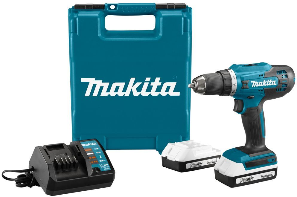 Аккумуляторная дрель-шуруповерт Makita DF488DWAE Makita от магазина Tehnorama