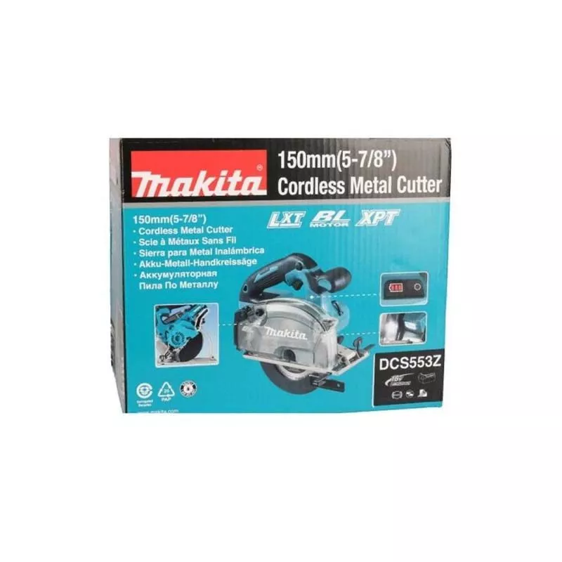 Пила аккумуляторная дисковая Makita DCS553Z 193347 Makita от магазина Tehnorama