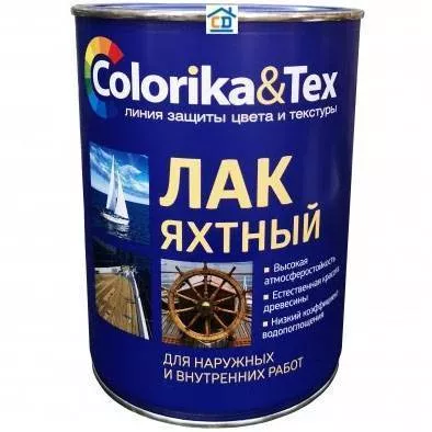 Лак яхтный Colorika&Тех глянцевый 0.8л Colorika от магазина Tehnorama